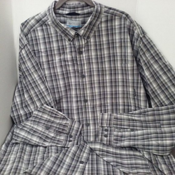 Lot of 2 - Columbia Checked Button-up Shirts XXL - Picture 9 of 12